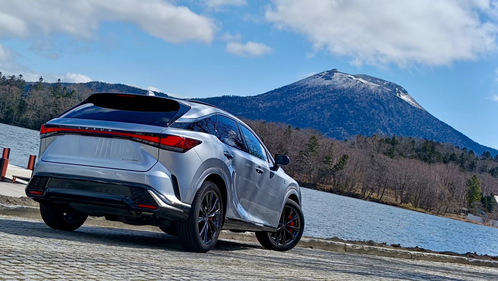 レクサス RX350 2023年式 ソニックイリジウム リヤ右斜め
