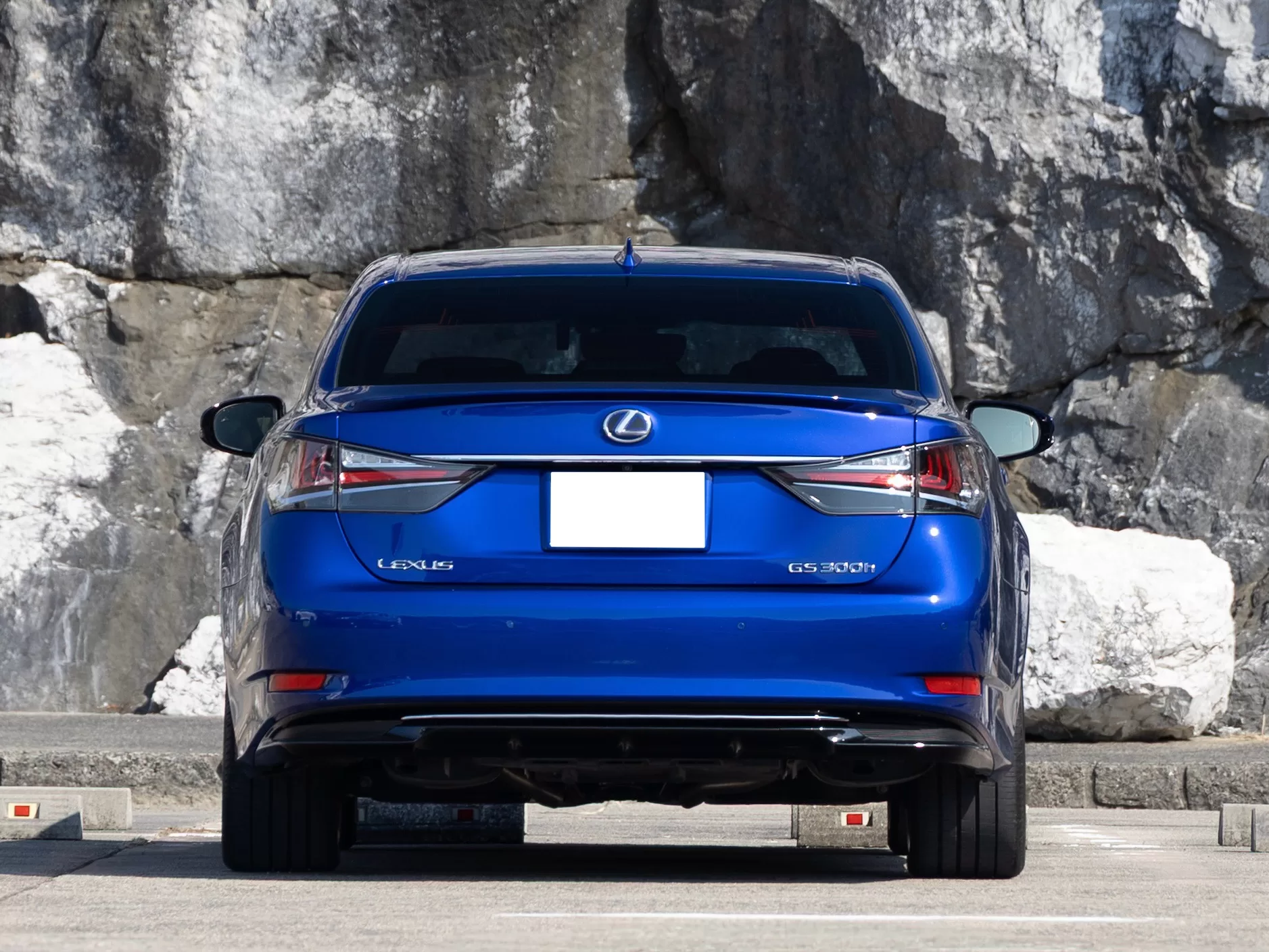 レクサス GS 300h F SPORT 2018年式 ヒートブルーコントラストレイヤリング リア