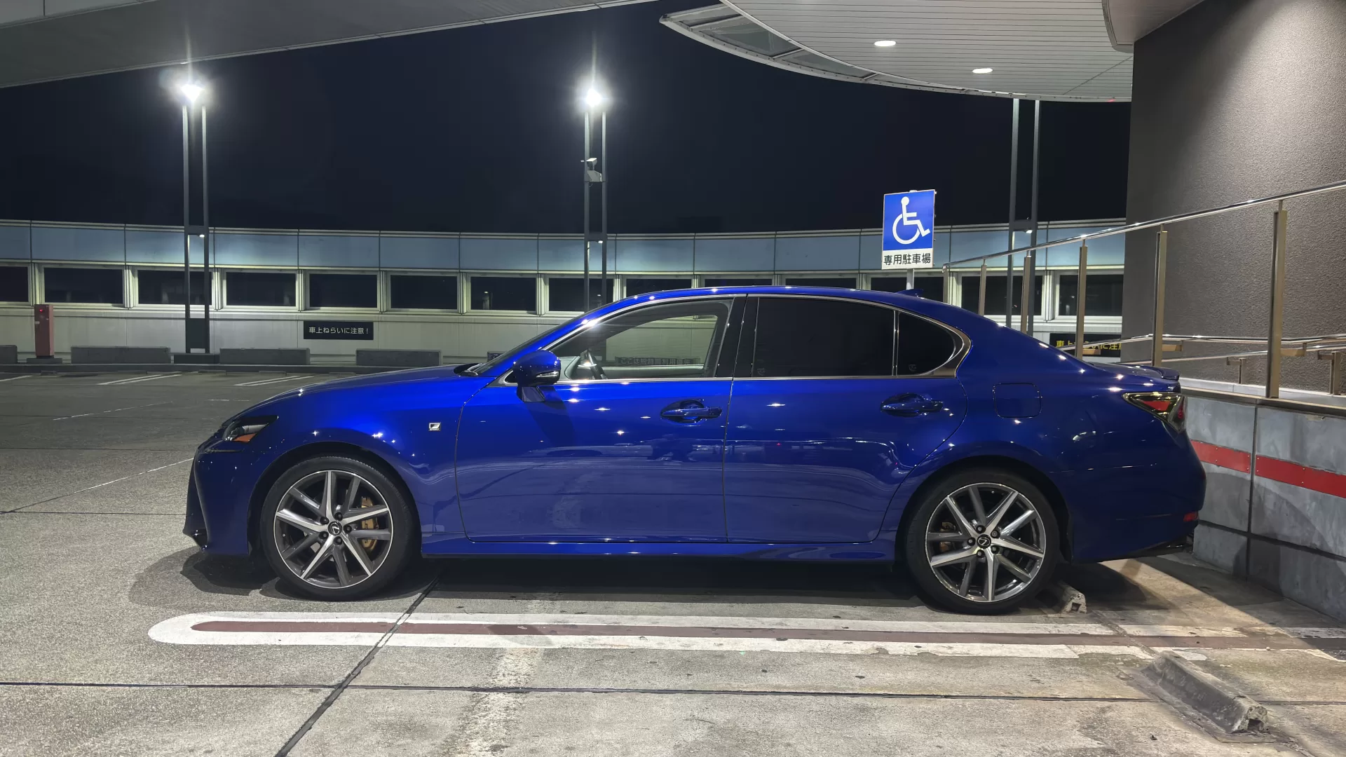 レクサス GS 300h F SPORT 2018年式 ヒートブルーコントラストレイヤリング サイド(左)