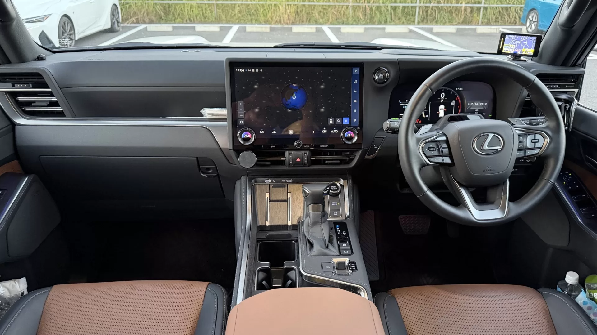 レクサス GX550 version L 2025年式 インテリア 前席