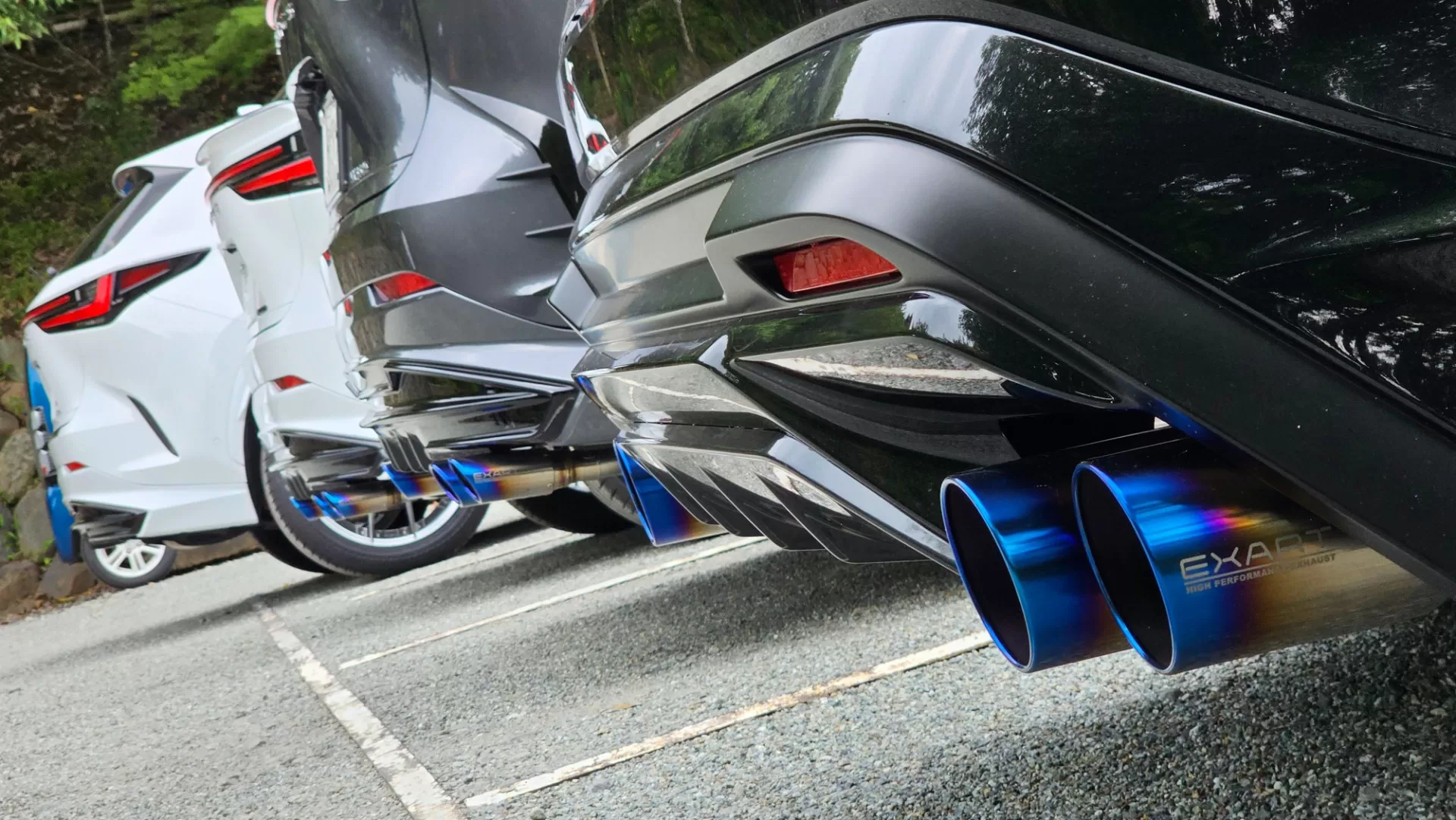 レクサス RX500h F SPORT Performance 2022年11月モデル EXART マフラー